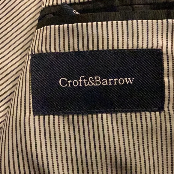 Croft&Barrow Navy Blue Size 48L Jacket - Picture 4 of 5